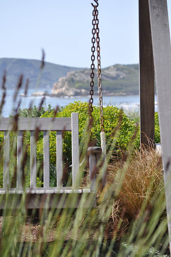 North View Through Garden Swing